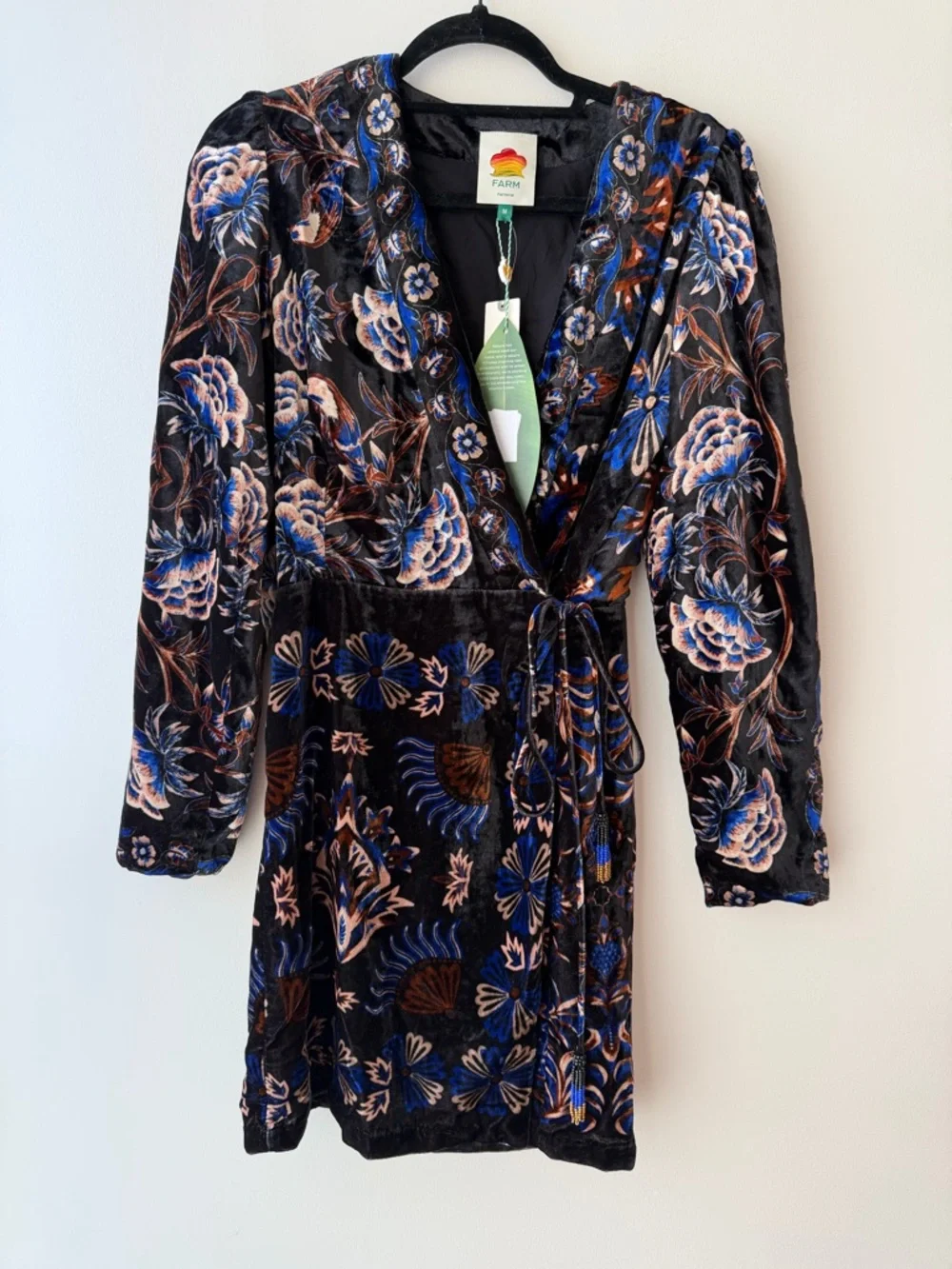 Farm Rio Arabesque Wrap Mini Dress NWT - Picture 4 of 6